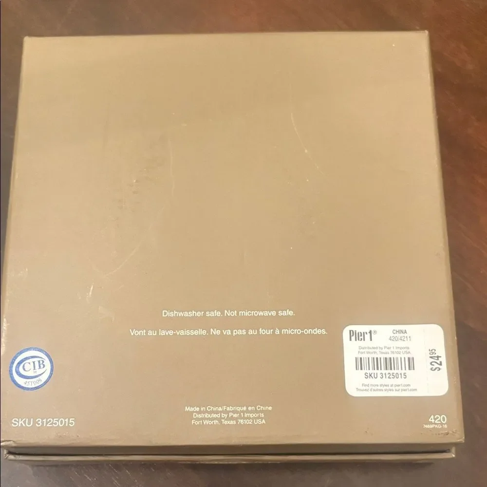 Pier 1 Gold Appetizer Plates